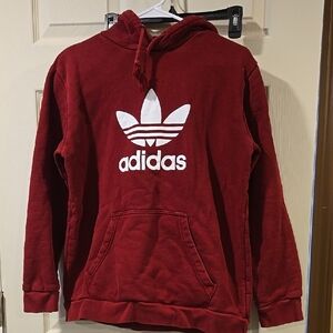 Adidas Women's Red Hoodie